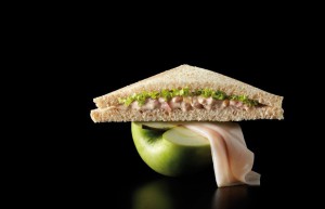Sandwich de Pavo con Manzana