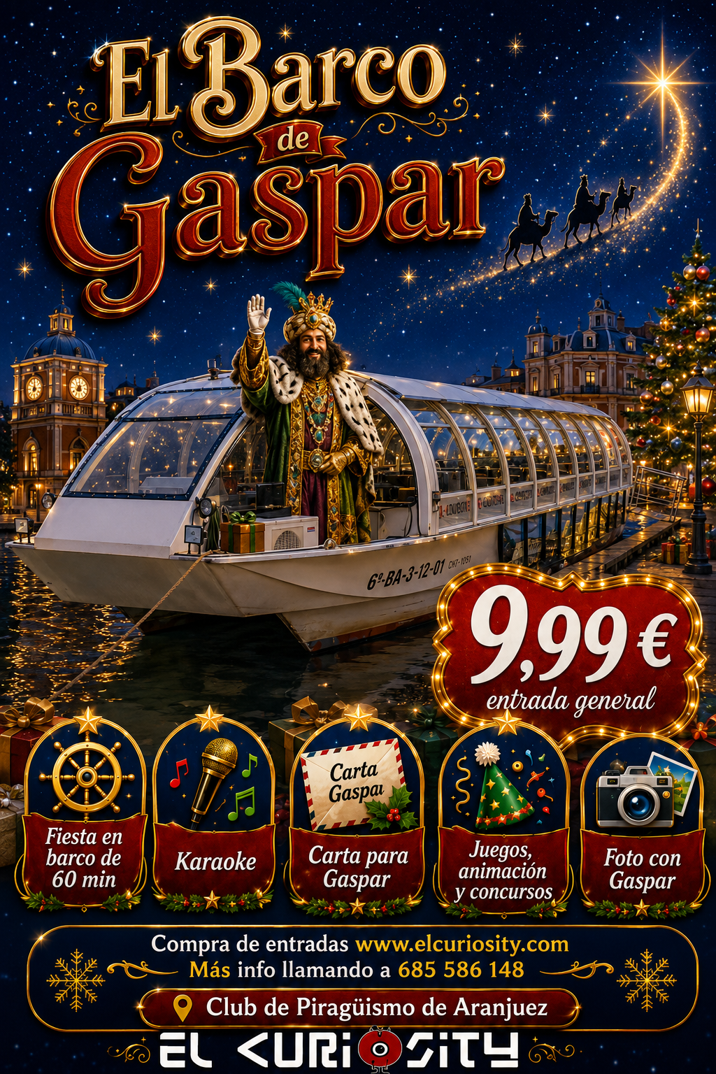 Tickets Barco de Gaspar: Navidad 2026-2027